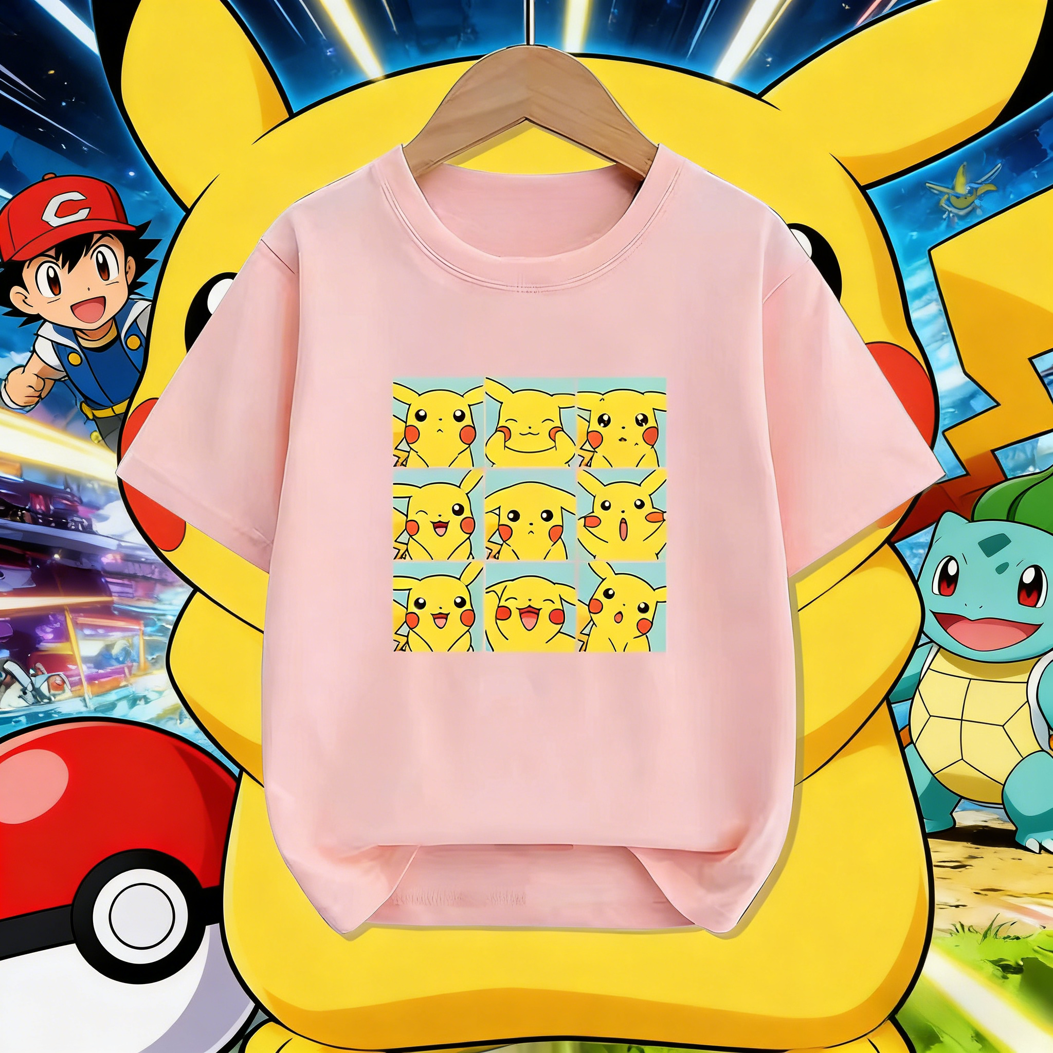 Pokeball Cosplay Prop - 2026 Summer Pokemon Pikachu Emoji Grid