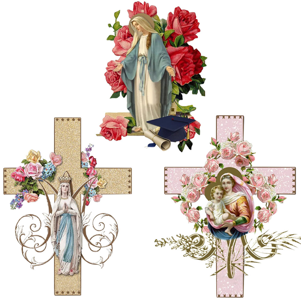 Worbla Thermoplastic - Lady Of Guadalupe Iron On Patches