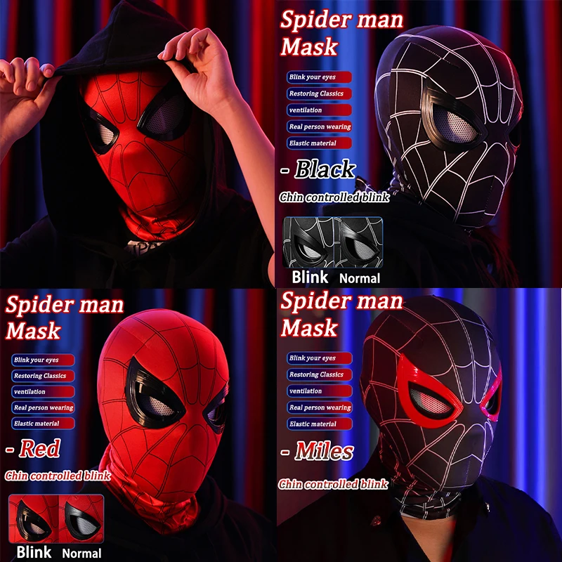 Cosplay Fire Prop - Spider Man Mask Cosplay Can Blink