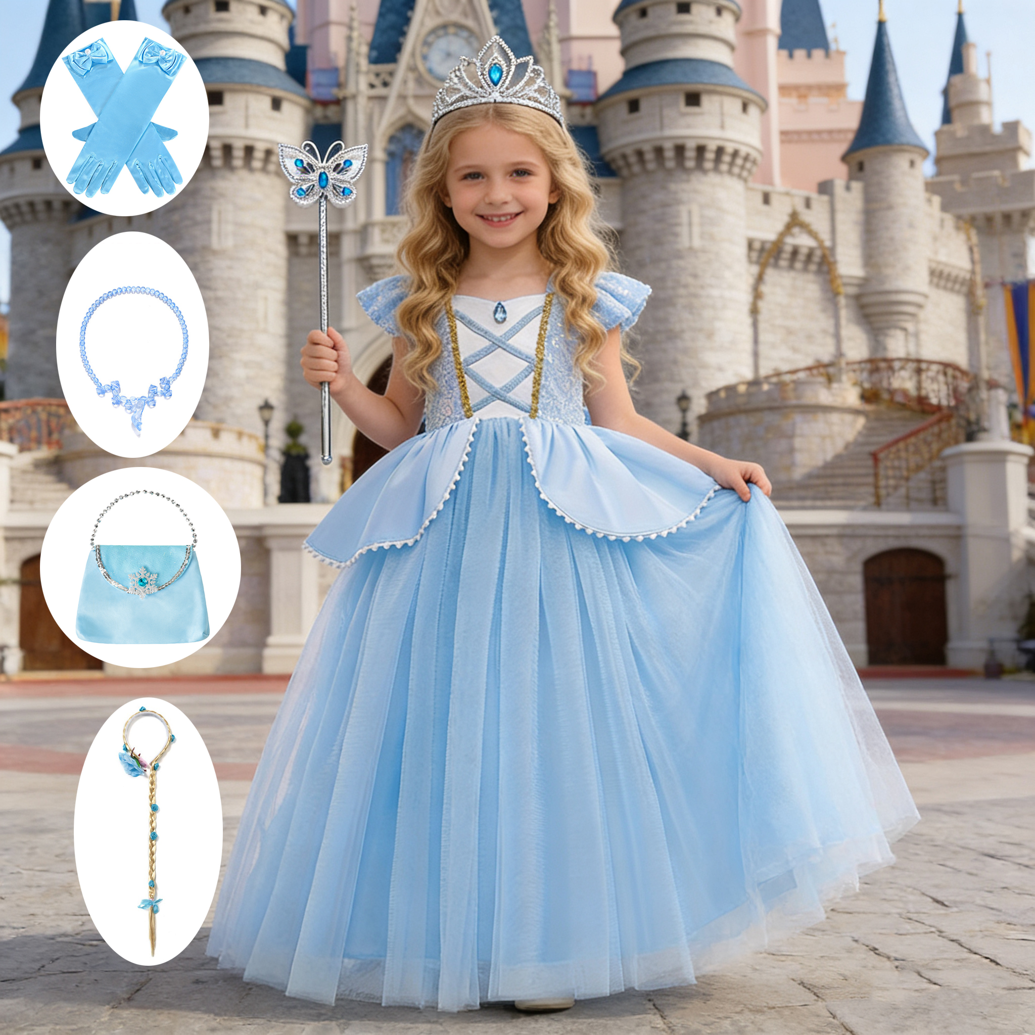 Girls Deluxe Elegant Cinderell – Cosplay Prop Bow recenzja i cena
