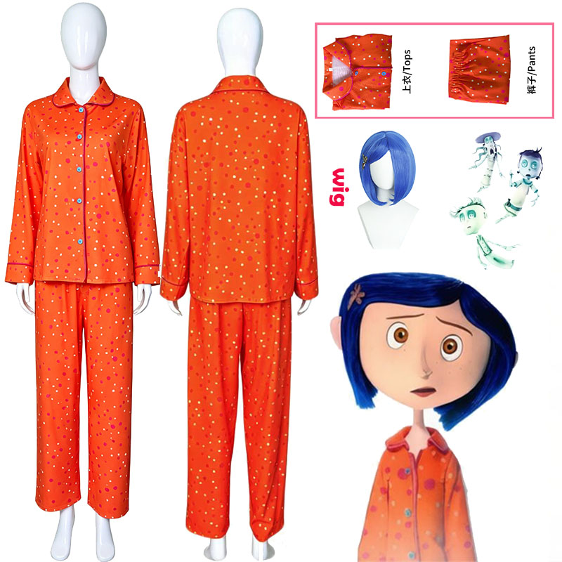 Movie Coraline Cosplay Pajamas – Prop Para Cosplay recenzja i cena