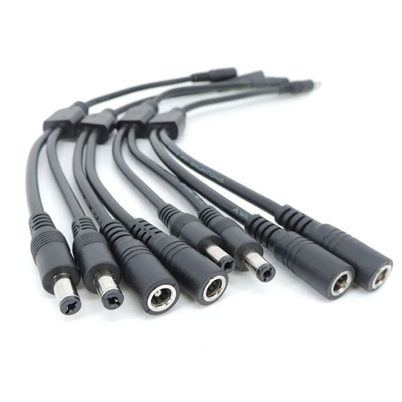 1PC DC 5.5mm*2.1mm 1 To 2 Conn – Led El Wire recenzja i cena