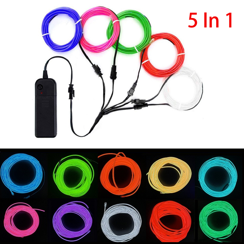 5 in 1 Glow Wire Cable LED Neo – Led El Wire recenzja i cena