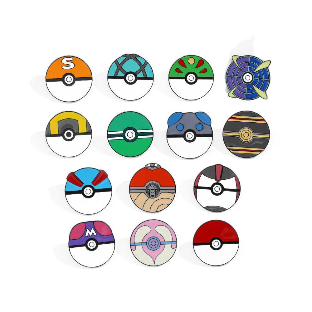 Anime Ball Cartoon Enamel Pins – Pokeball Cosplay Prop recenzja i cena