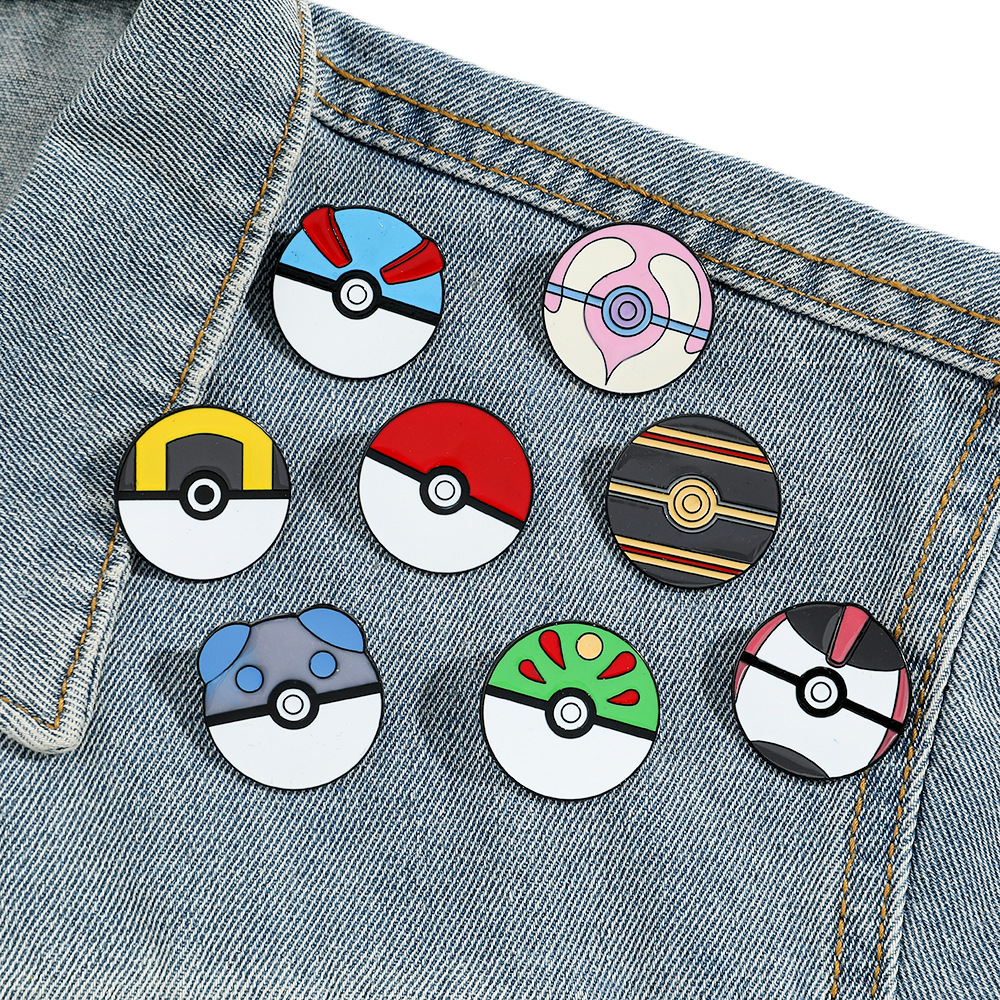 Anime Ball Cartoon Enamel Pins – Pokeball Cosplay Prop recenzja i cena