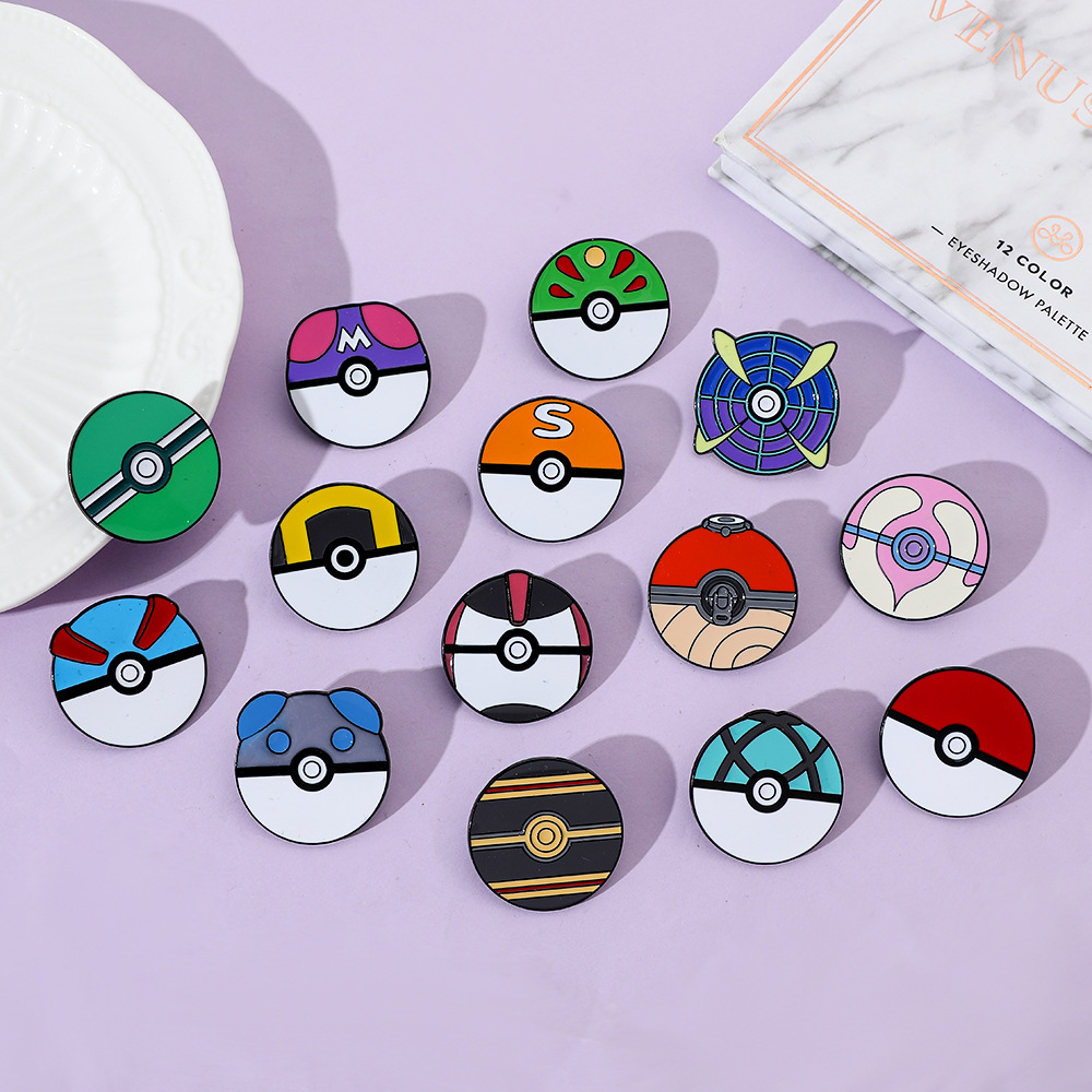Anime Ball Cartoon Enamel Pins – Pokeball Cosplay Prop recenzja i cena