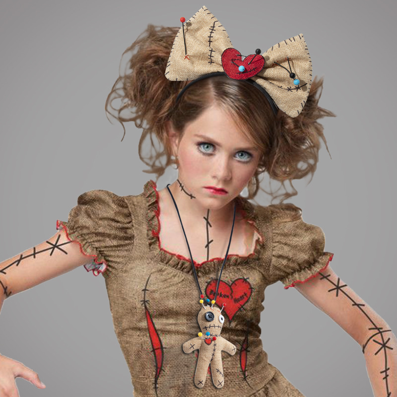 Voodoo Doll Costume Bow Headba – Voodoo Cosplay And Prop recenzja i cena