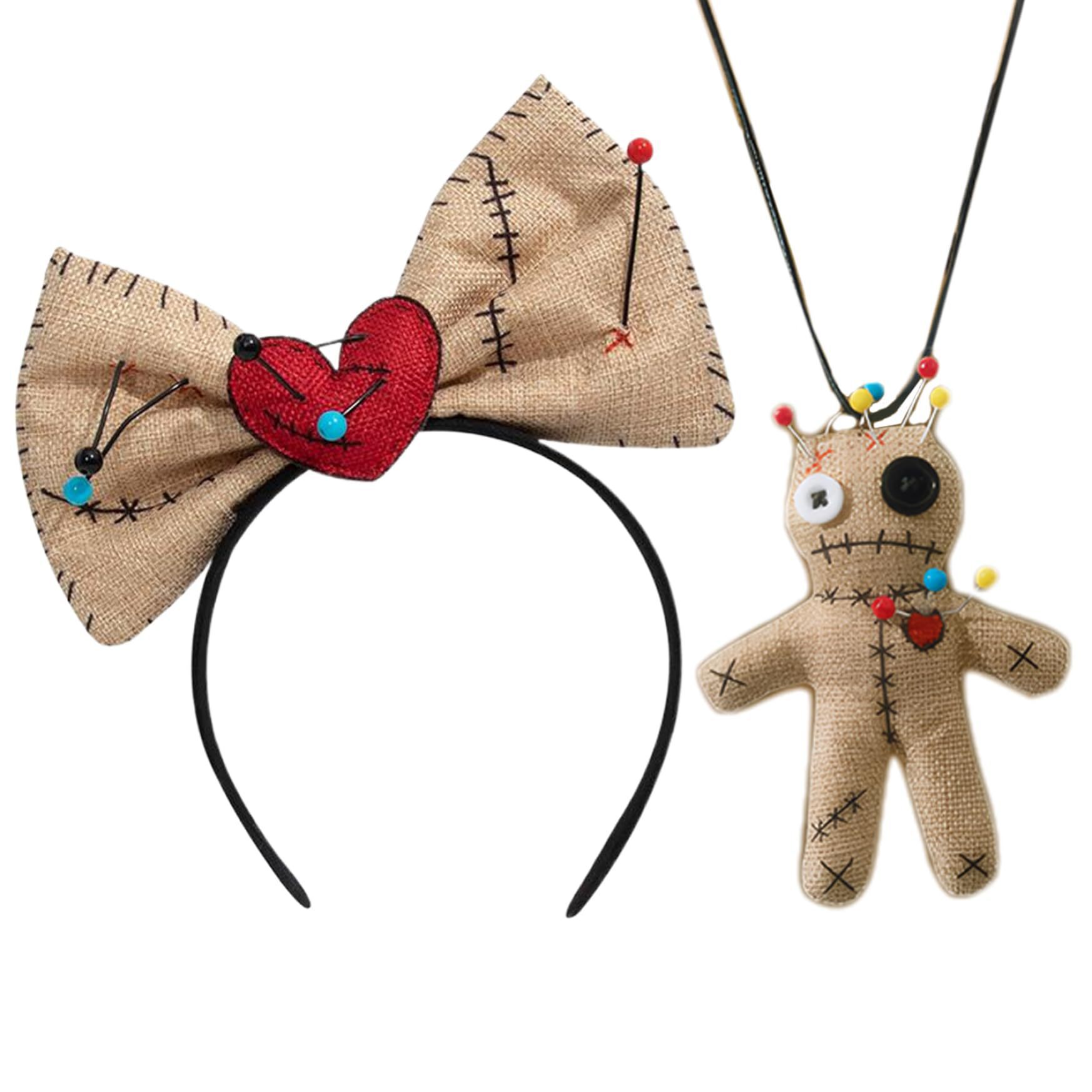 Voodoo Doll Costume Bow Headba – Voodoo Cosplay And Prop recenzja i cena