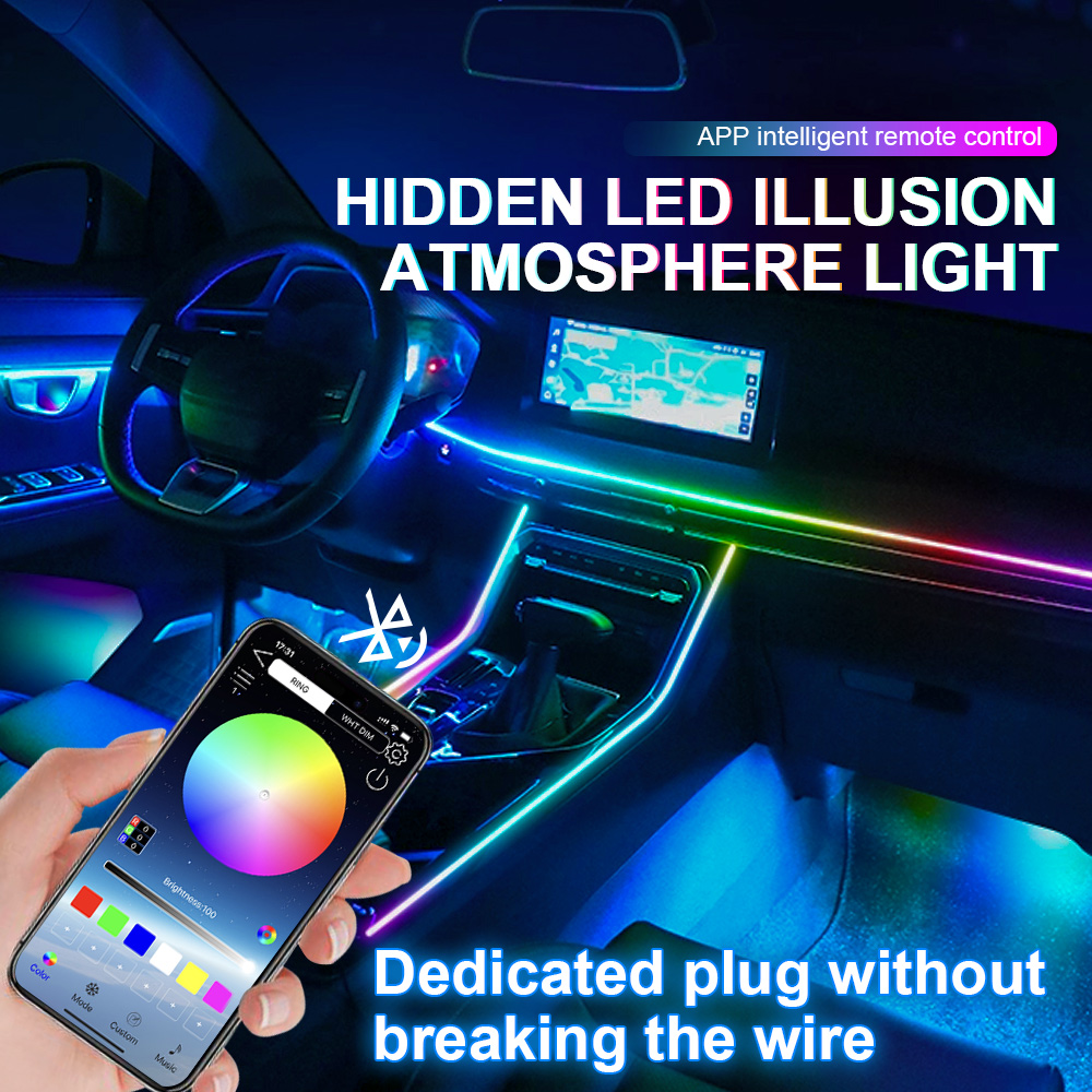 18/22 in 1 Acrylic Led Car Amb – Led El Wire recenzja i cena