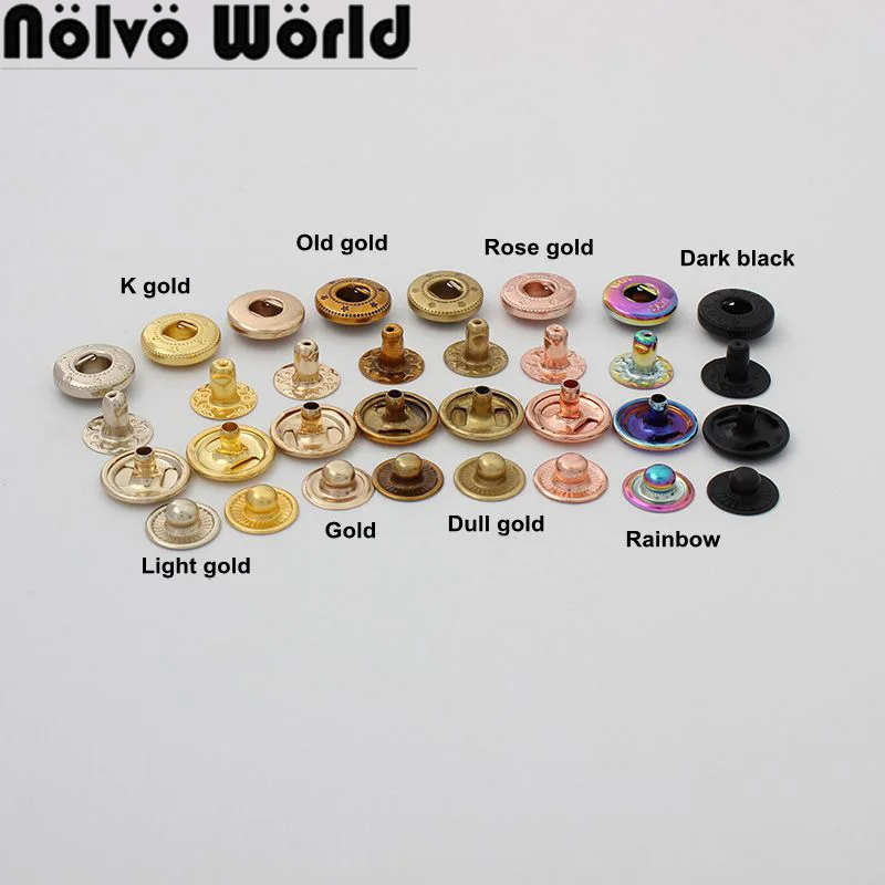 20-100 Sets Rainbow 12mm 10 Co – Snap Fastener Set recenzja i cena