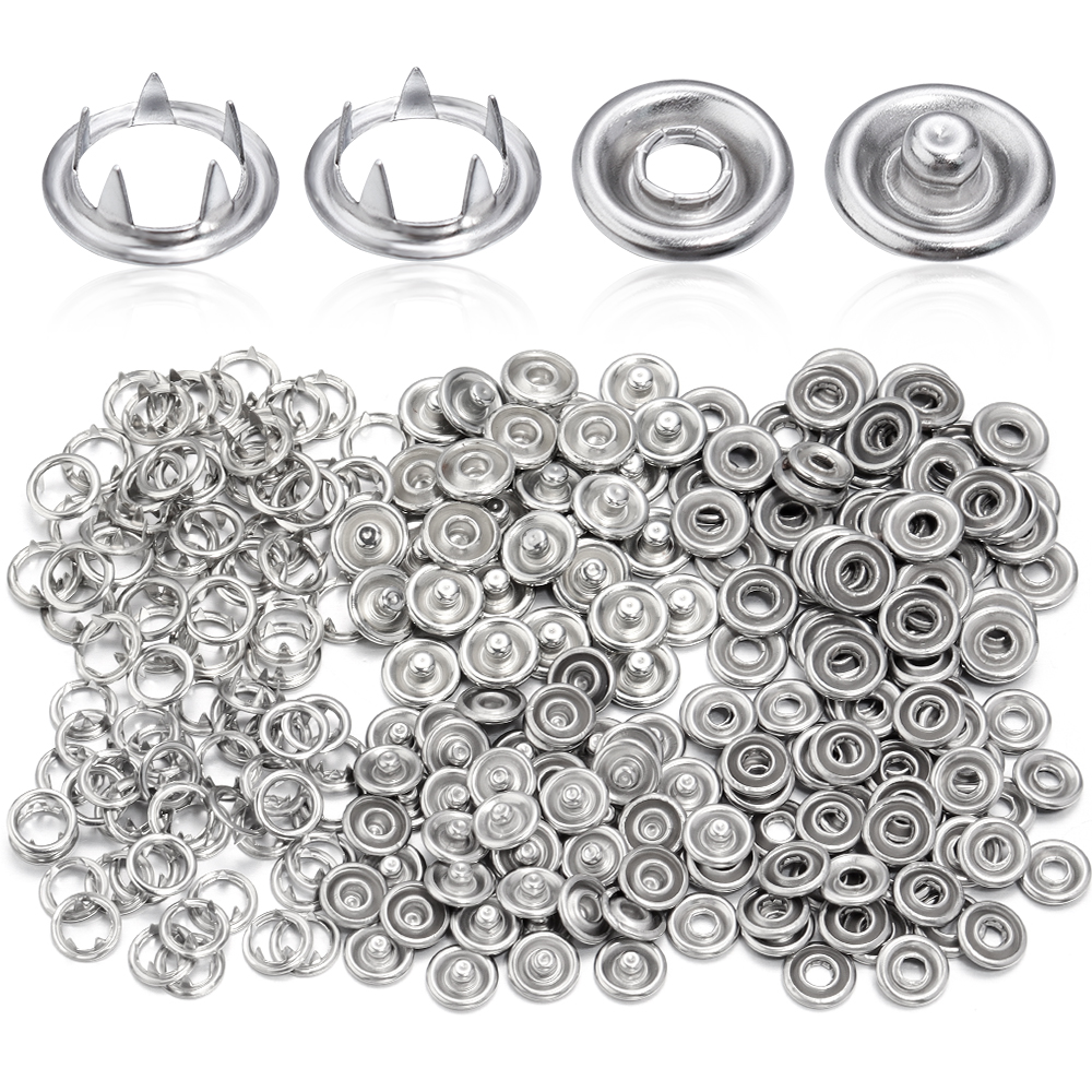 SAUVOO 50sets Iron Snap Button – Snap Fastener Set recenzja i cena