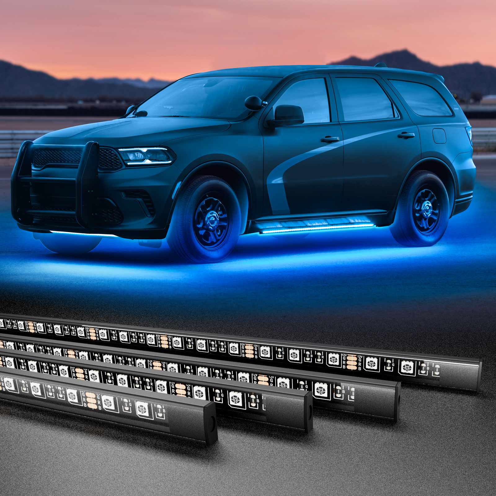 RGB Car Underglow Strip Lights – Led El Wire recenzja i cena