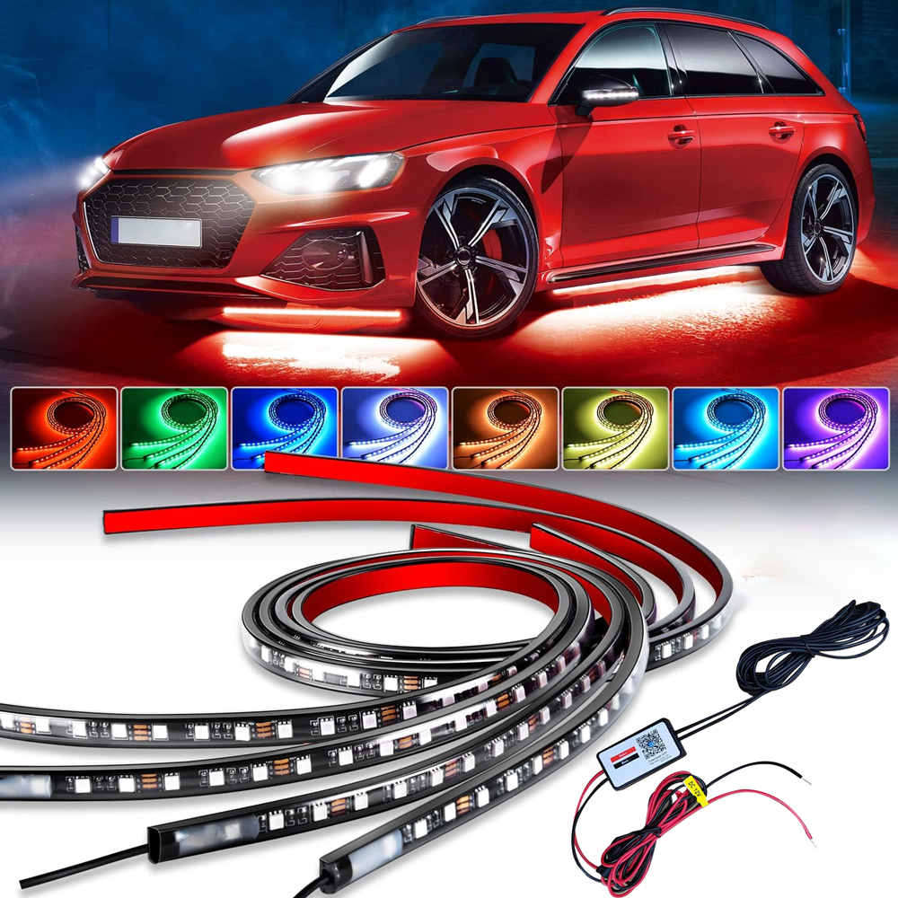 RGB Car Underglow Strip Lights – Led El Wire recenzja i cena