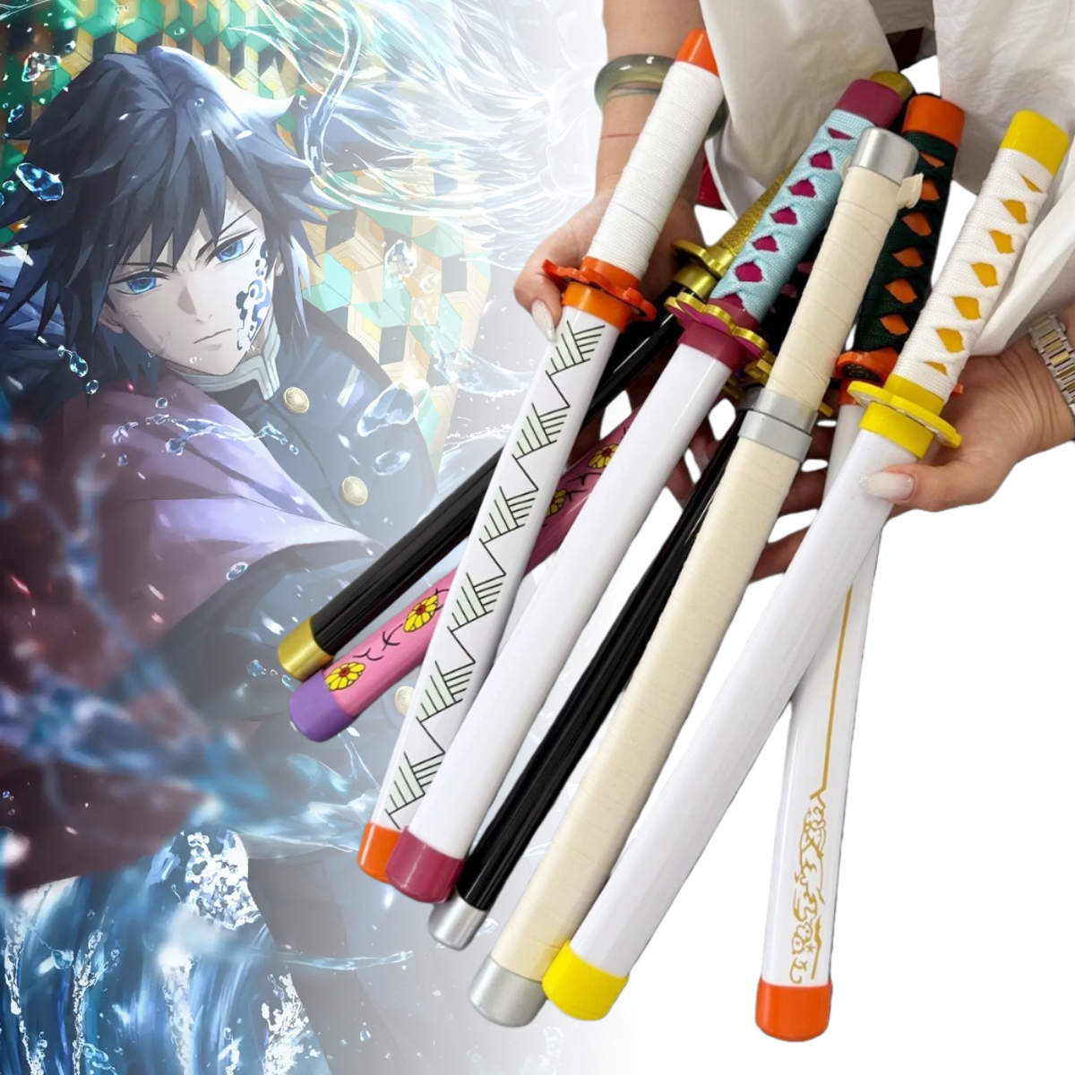 16inch Tomioka Giyuu Katana An – Cosplay Prop Katana recenzja i cena
