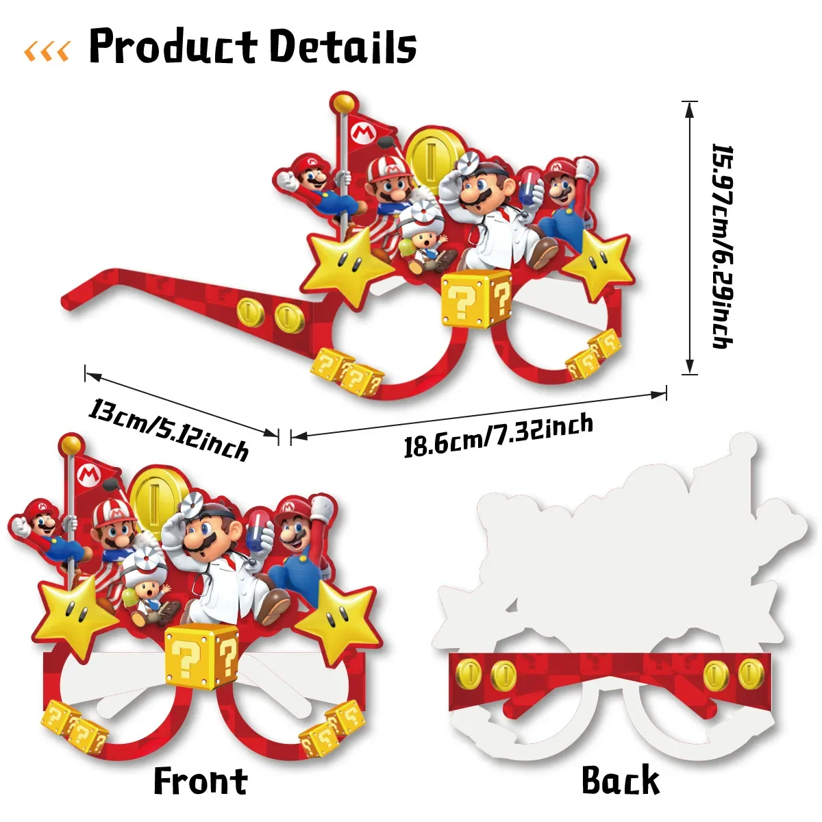 8pcs Kids Spectacles Decoratio – Cosplay Fire Prop recenzja i cena