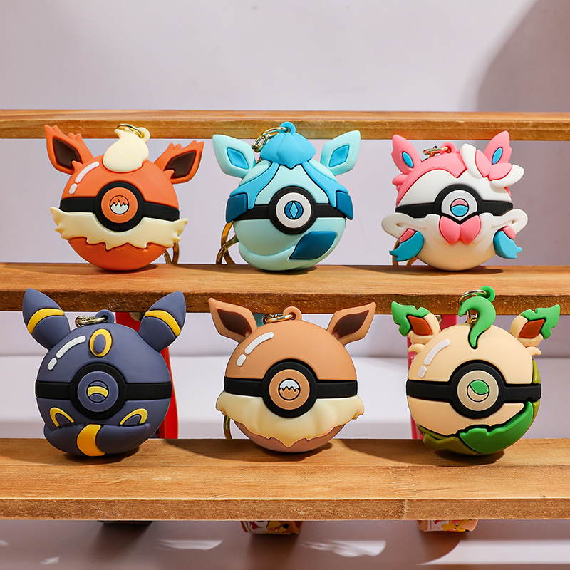 Poke Ball Keychain Set PVC Pok – Pokeball Cosplay Prop recenzja i cena