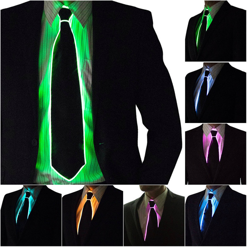 Men Glowing Tie EL Wire Neon L – Led El Wire recenzja i cena