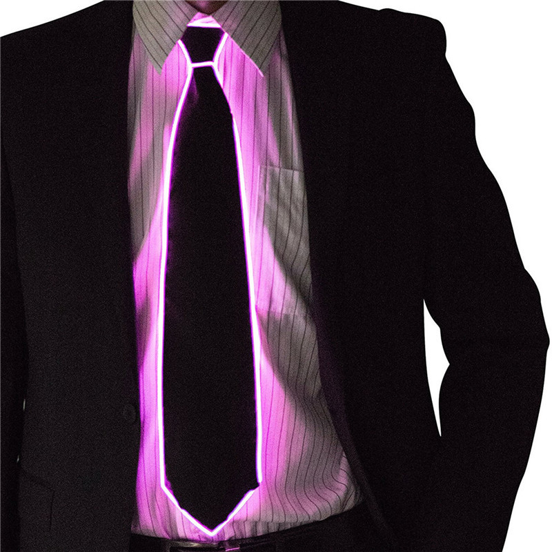 Men Glowing Tie EL Wire Neon L – Led El Wire recenzja i cena