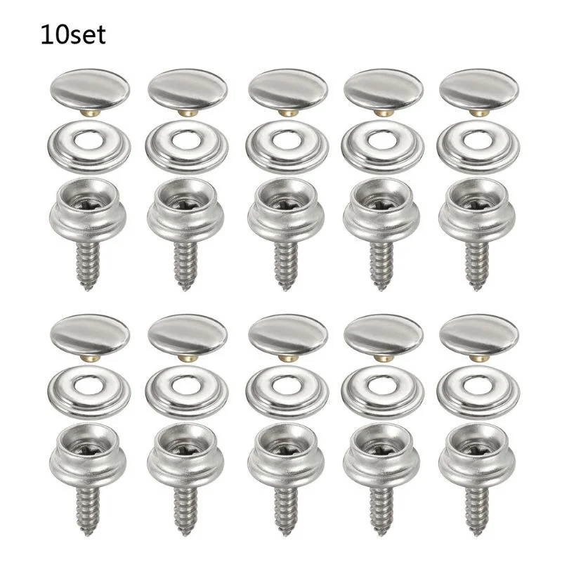 10 Sets Stainless Steel Tappin – Snap Fastener Set recenzja i cena