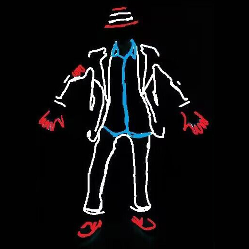 EL Wire Glowing Jazz Dance Cos – Led El Wire recenzja i cena