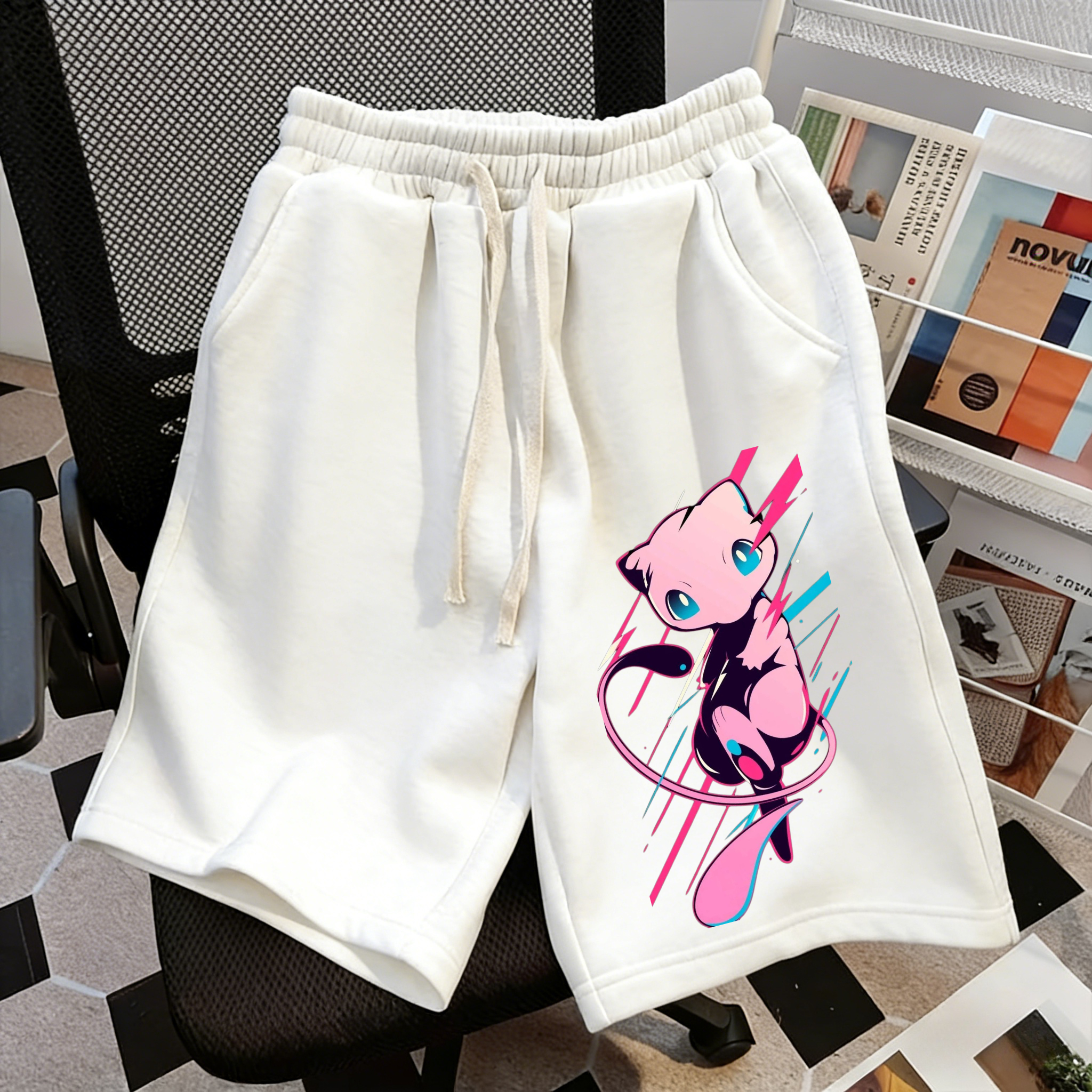 Summer Mewtwo Pokemon Shorts f – Pokeball Cosplay Prop recenzja i cena