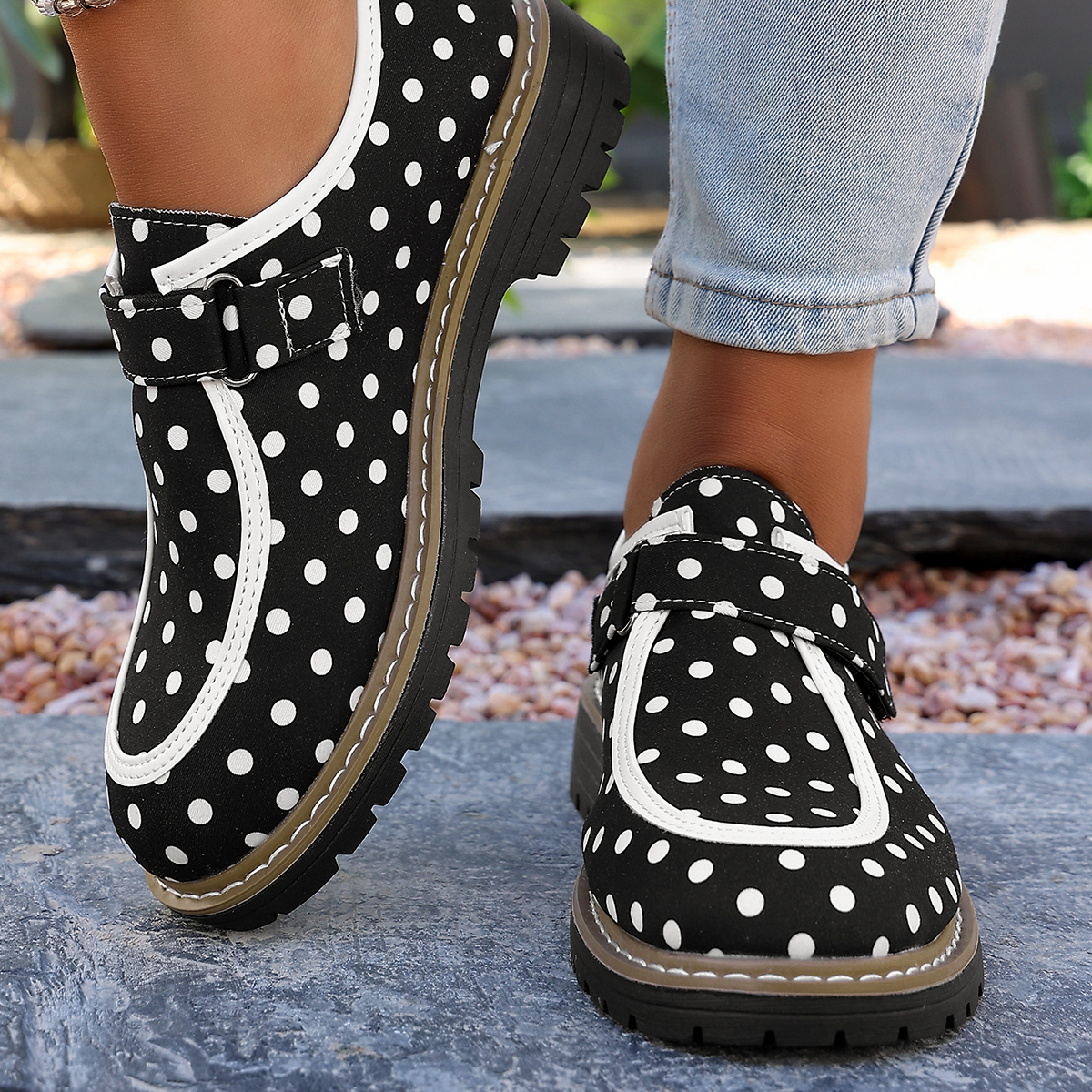 Women's Large Size Fashionable – Velcro Hook Loop recenzja i cena