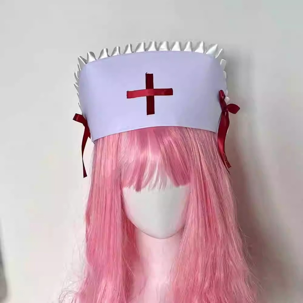 Cosplay nurse cap hat Accessor – Cosplay Prop Bow recenzja i cena