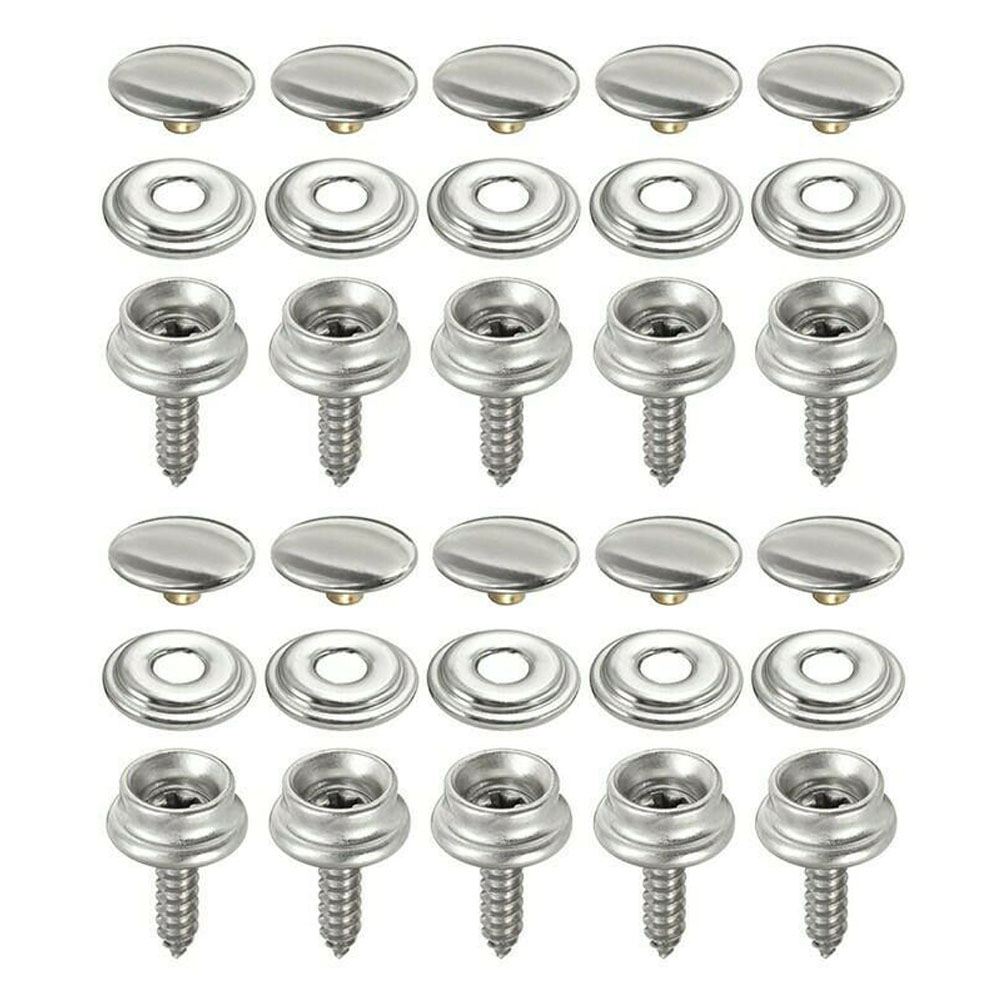 30pcs Snap Fastener Stainless  – Snap Fastener Set recenzja i cena